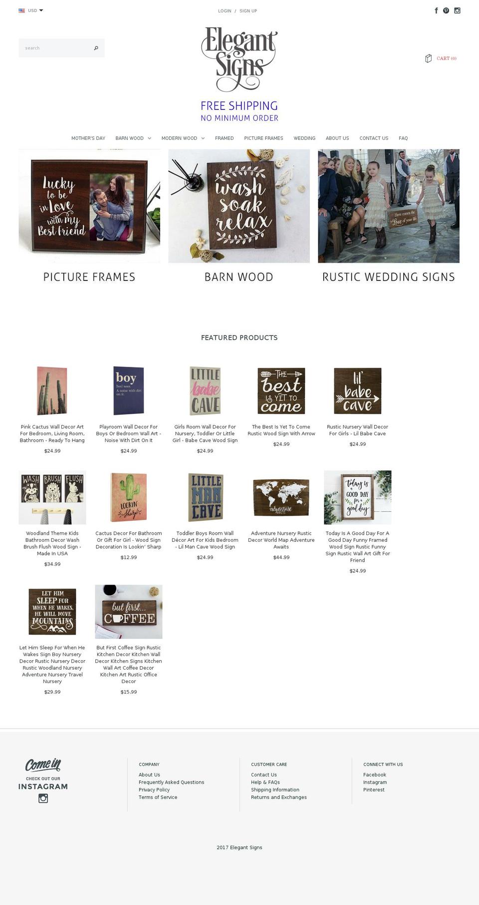 sincerelysunshine.com shopify website screenshot