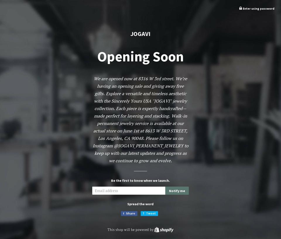 sincerelyyoursusa.com — Shopify storefront screenshot