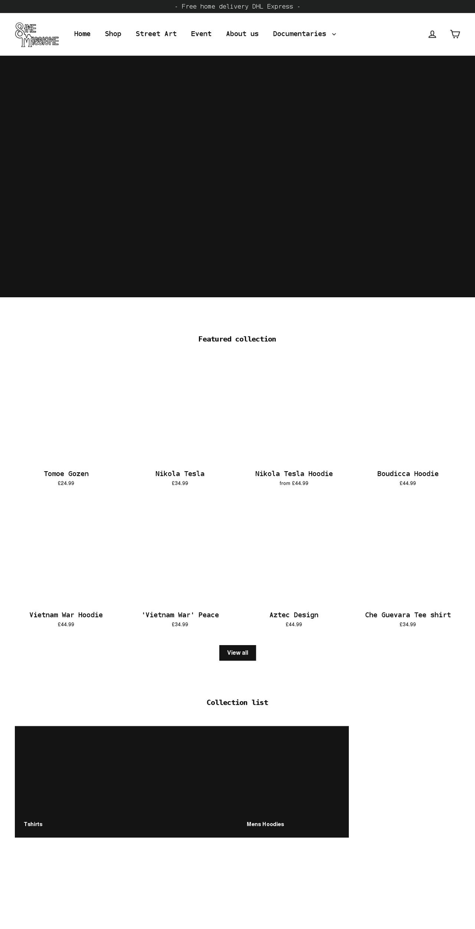 sinemissione.com shopify website screenshot