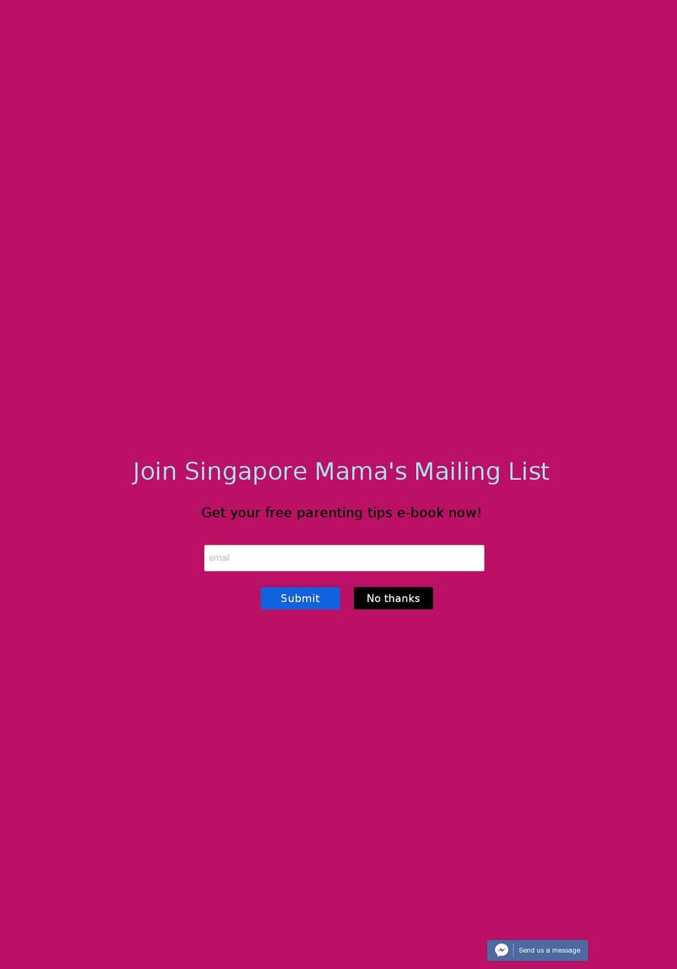 singaporemamatea.com shopify website screenshot