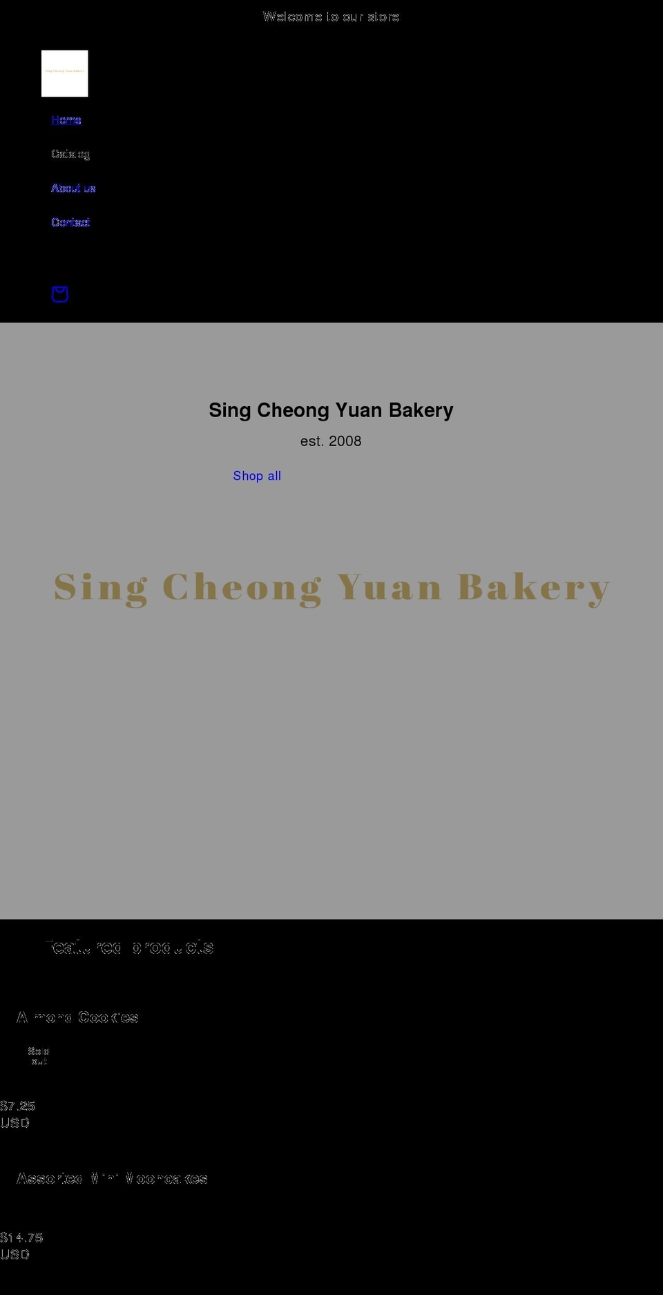 singcheongyuan.com shopify website screenshot
