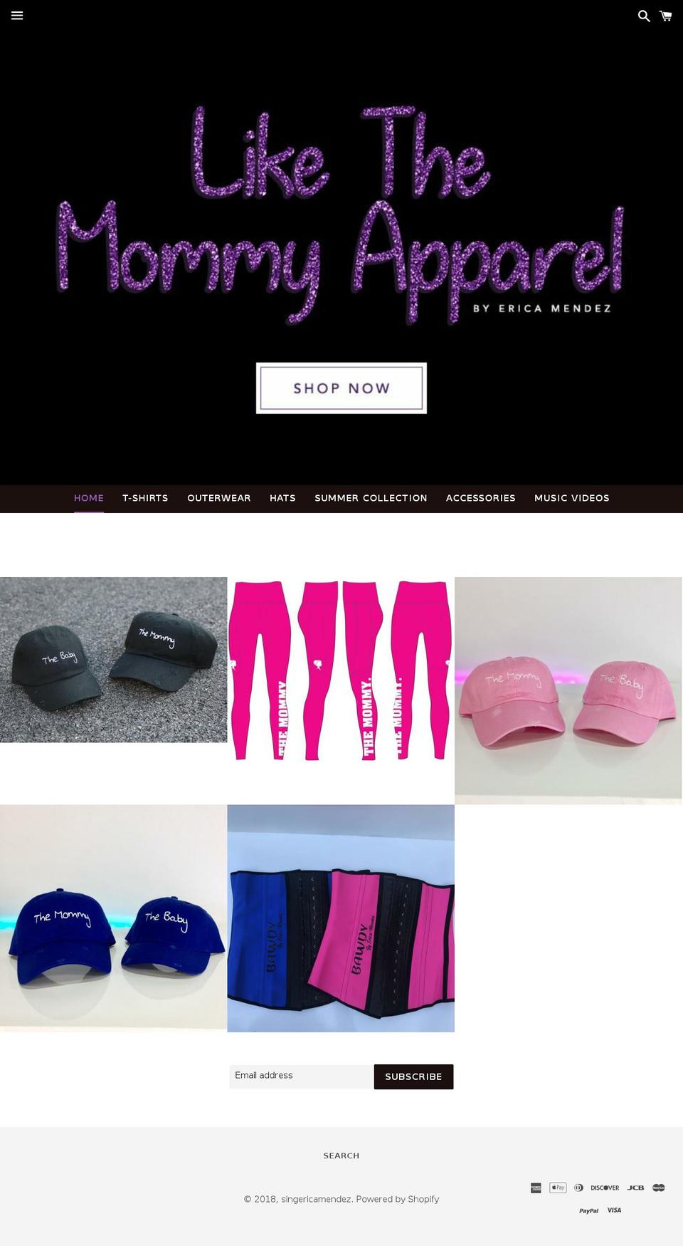 singericamendez.com shopify website screenshot