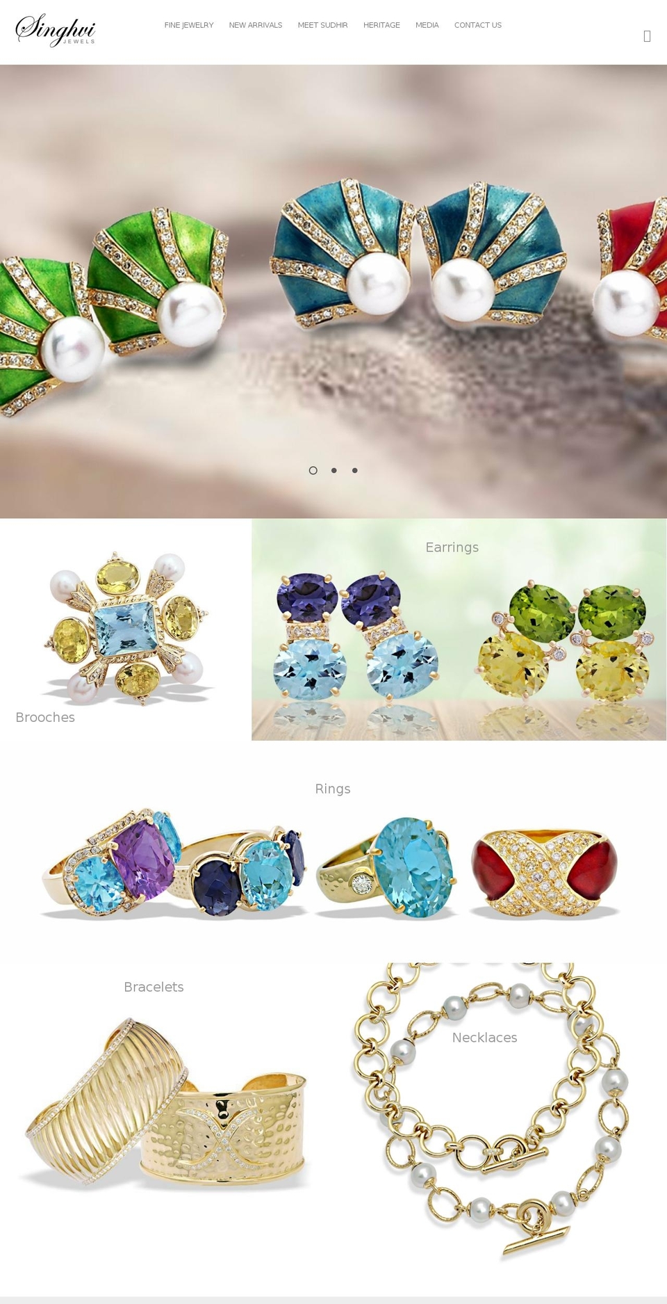 singhvijewels.in shopify website screenshot