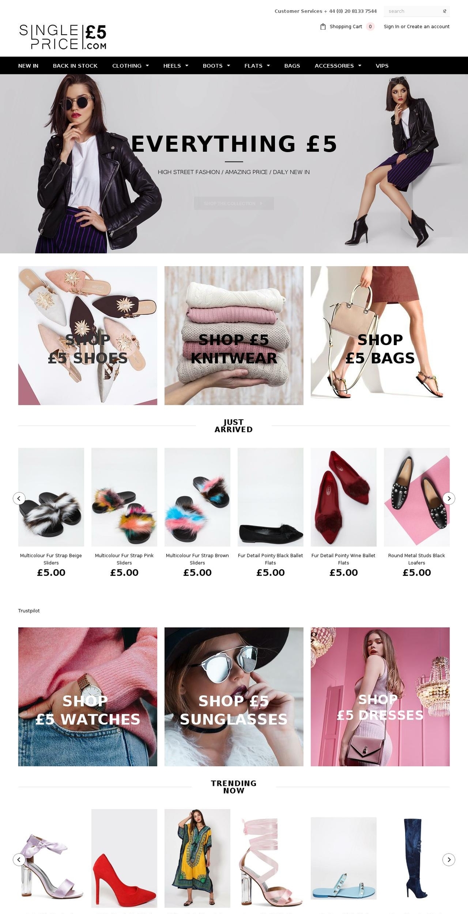 singleprice.com shopify website screenshot