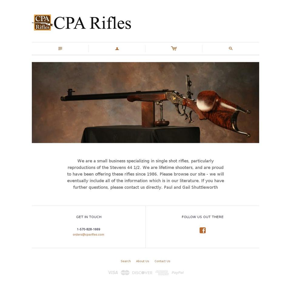 singleshotrifles.com — Shopify store on .com