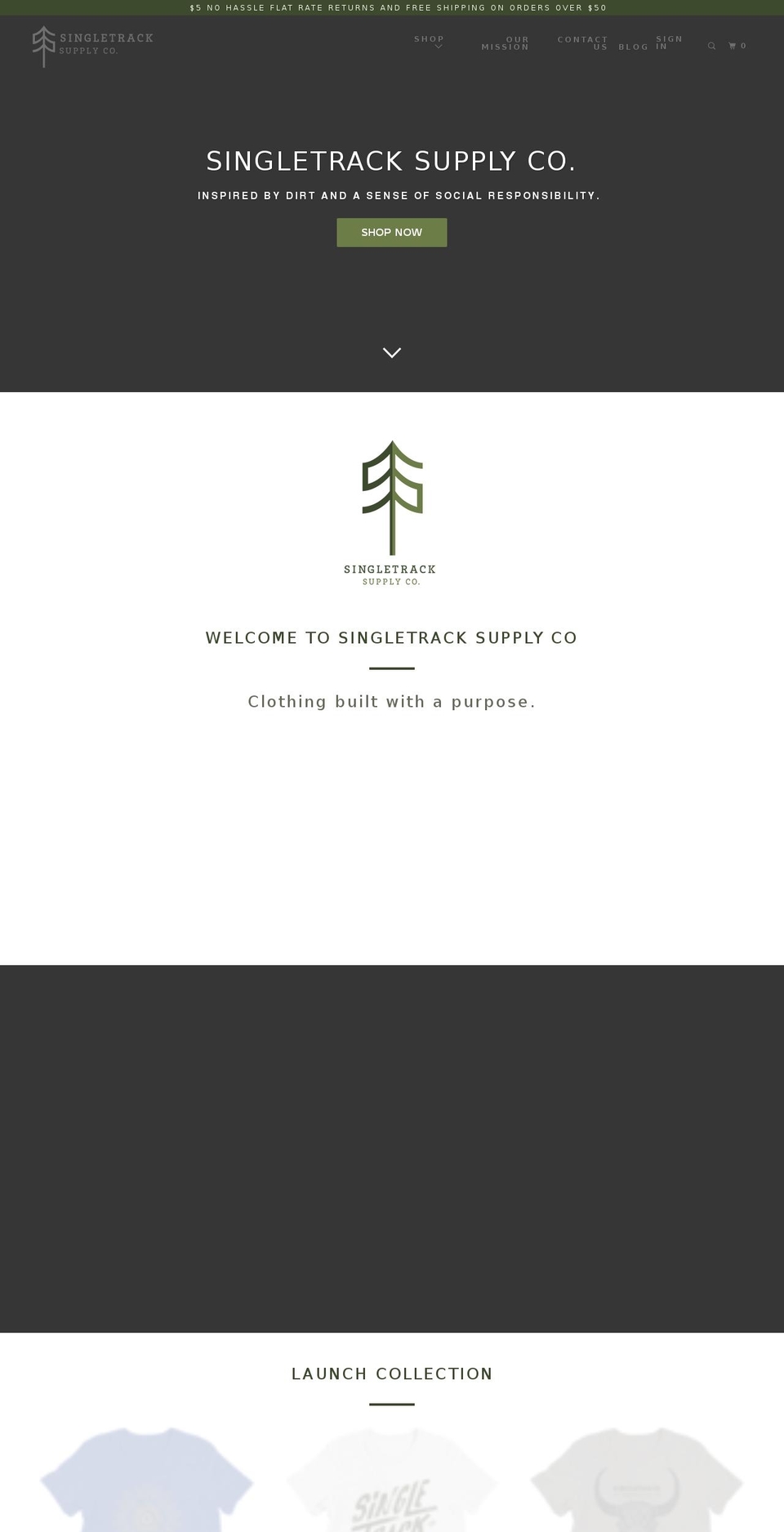 singletracksupply.com — Shopify storefront screenshot