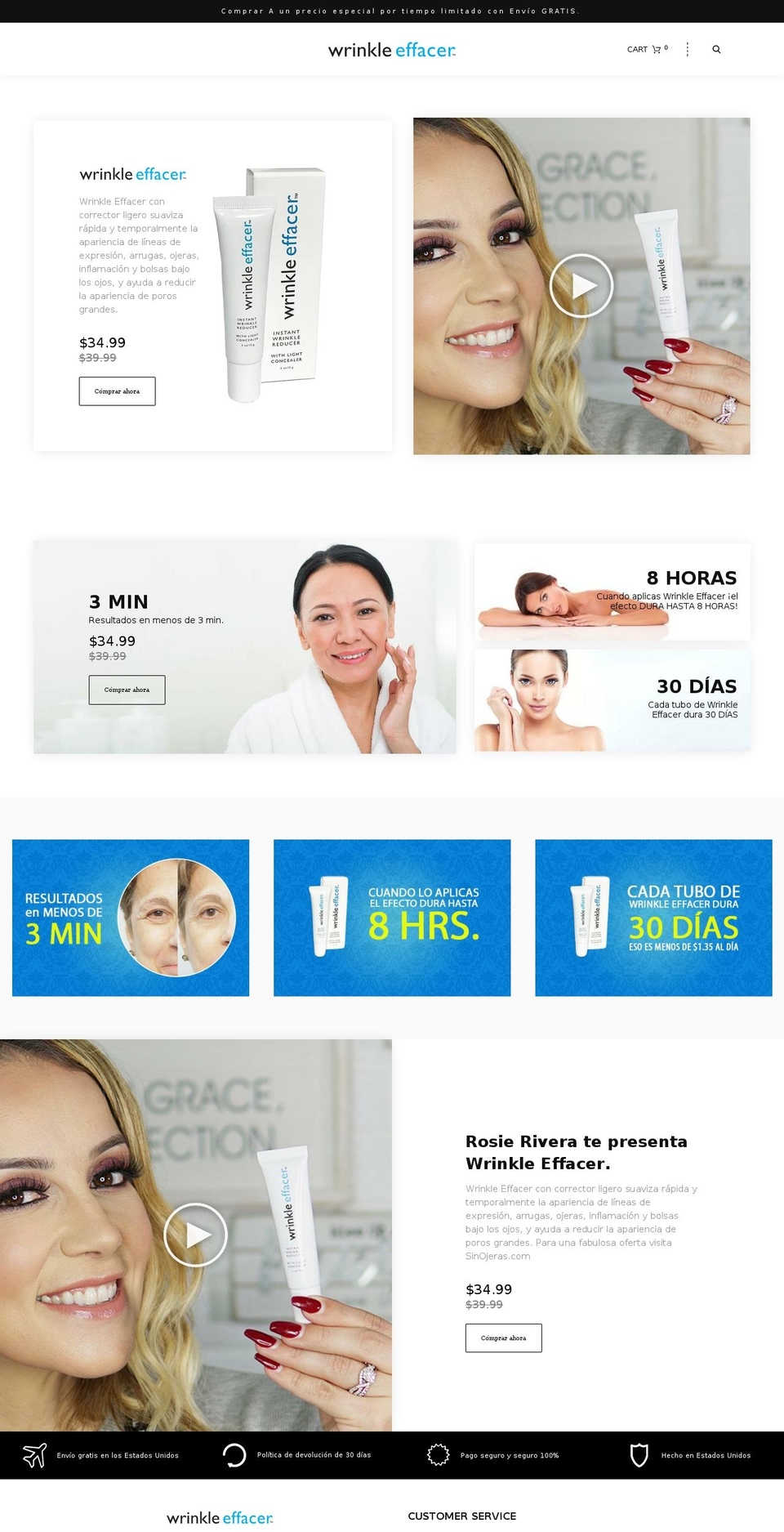 Made with ❤ by Arctic Grey (V1) Shopify theme site example sinojeras.com