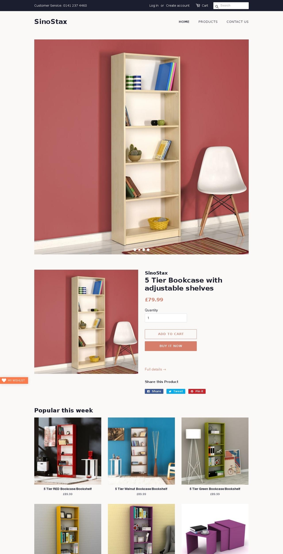sinostax.com — Shopify storefront screenshot