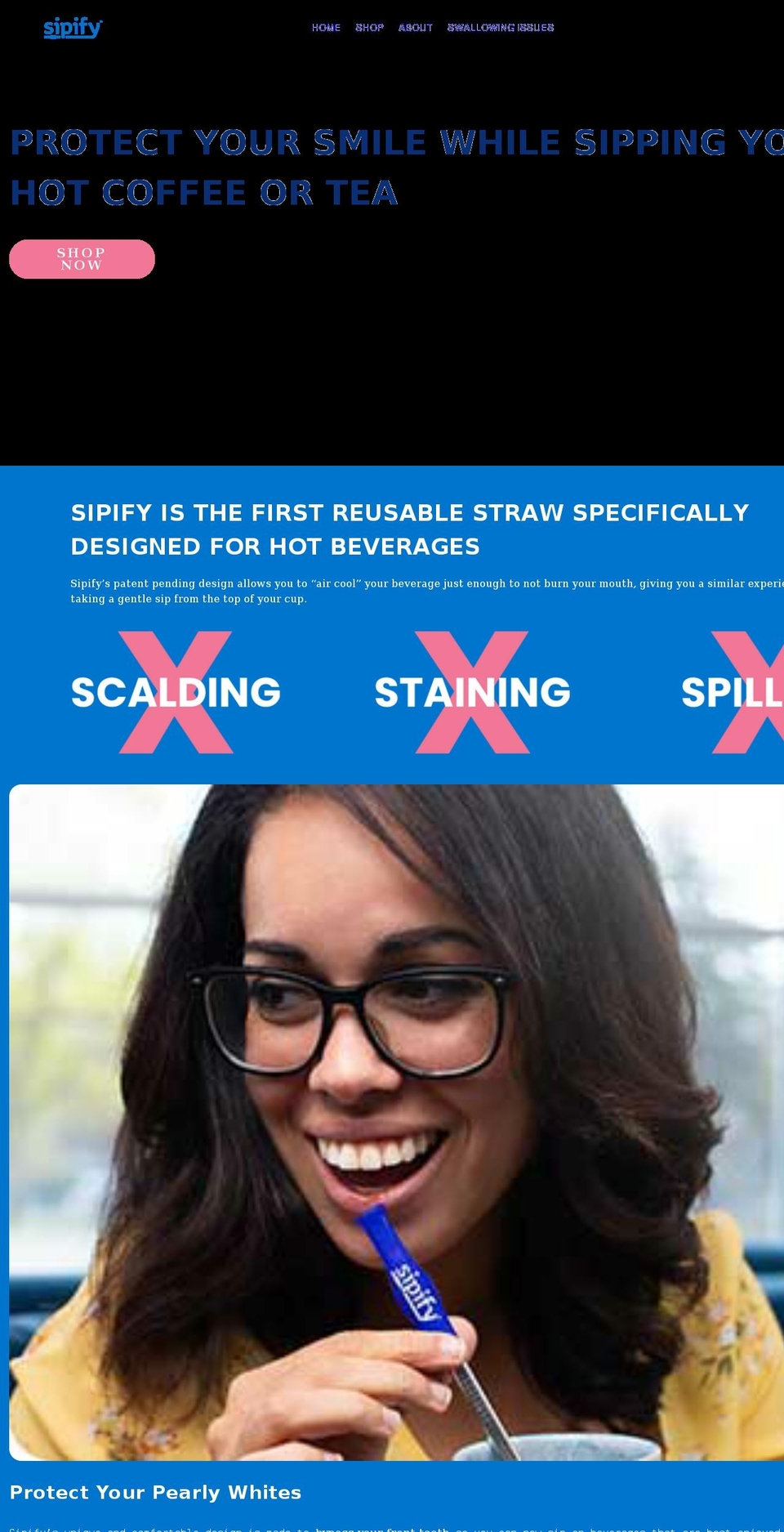 sipify.me shopify website screenshot