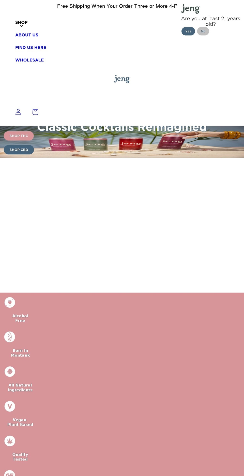 sipjeng.com shopify website screenshot