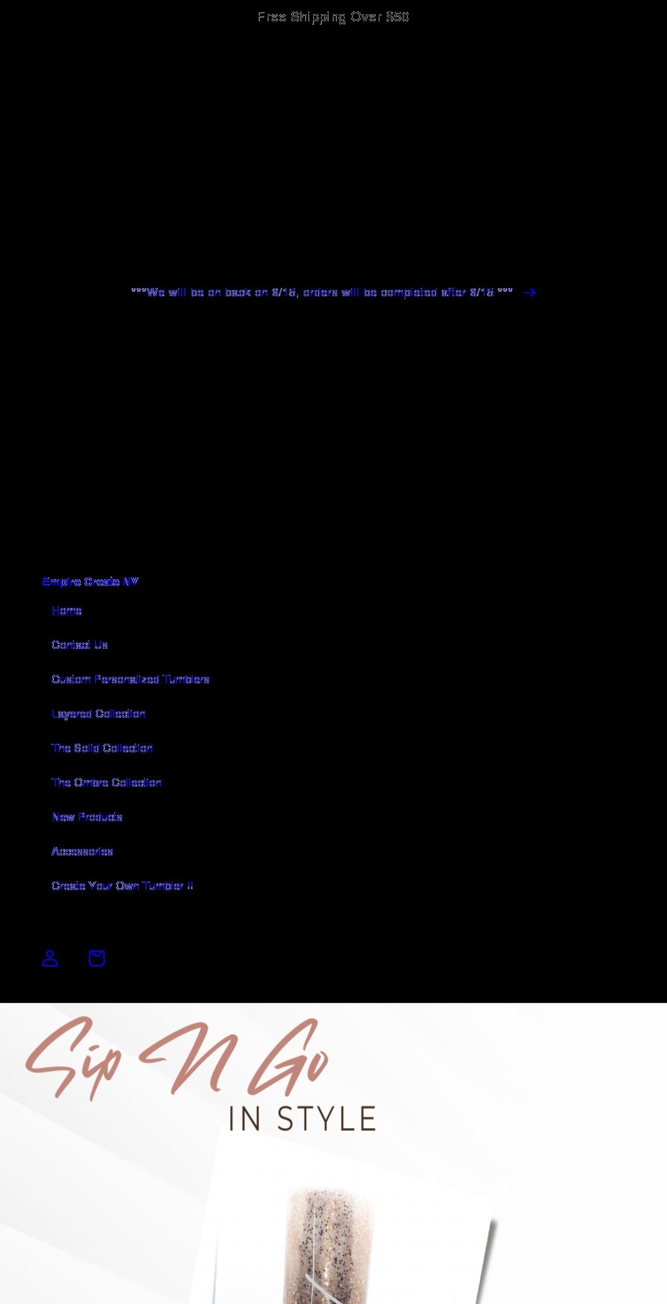 sipngoinstyle.com shopify website screenshot