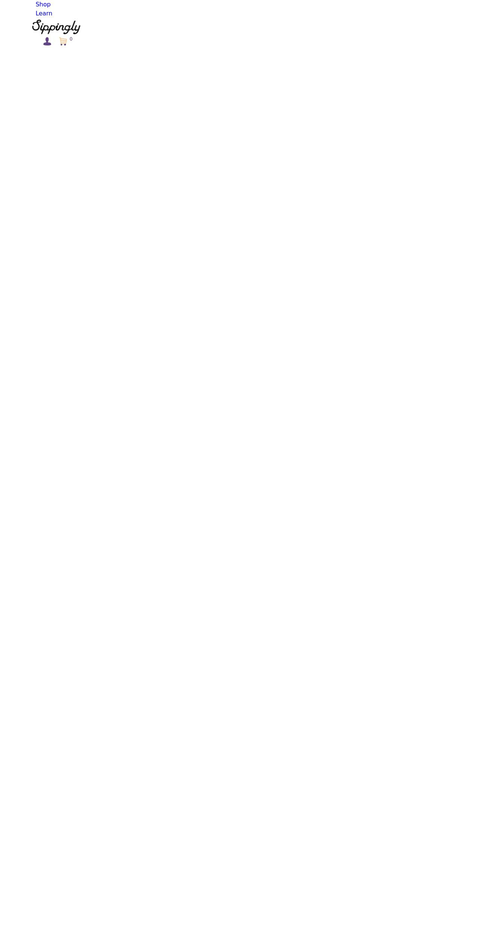 sippingly.com shopify website screenshot