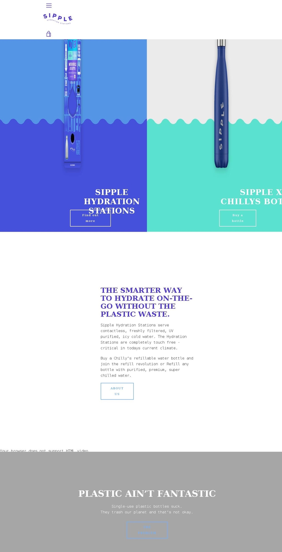 sipplehydration.com shopify website screenshot