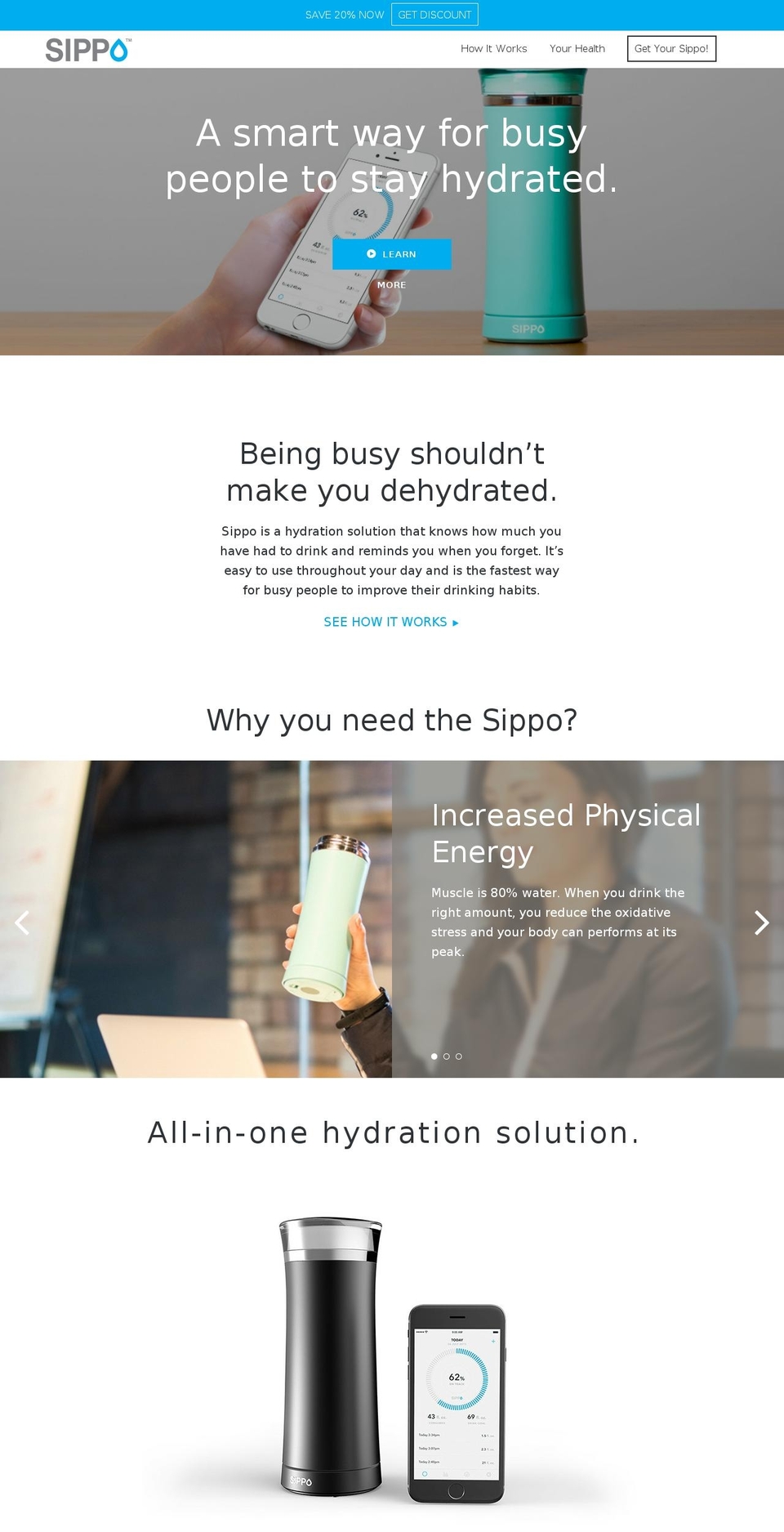 sippocup.com shopify website screenshot