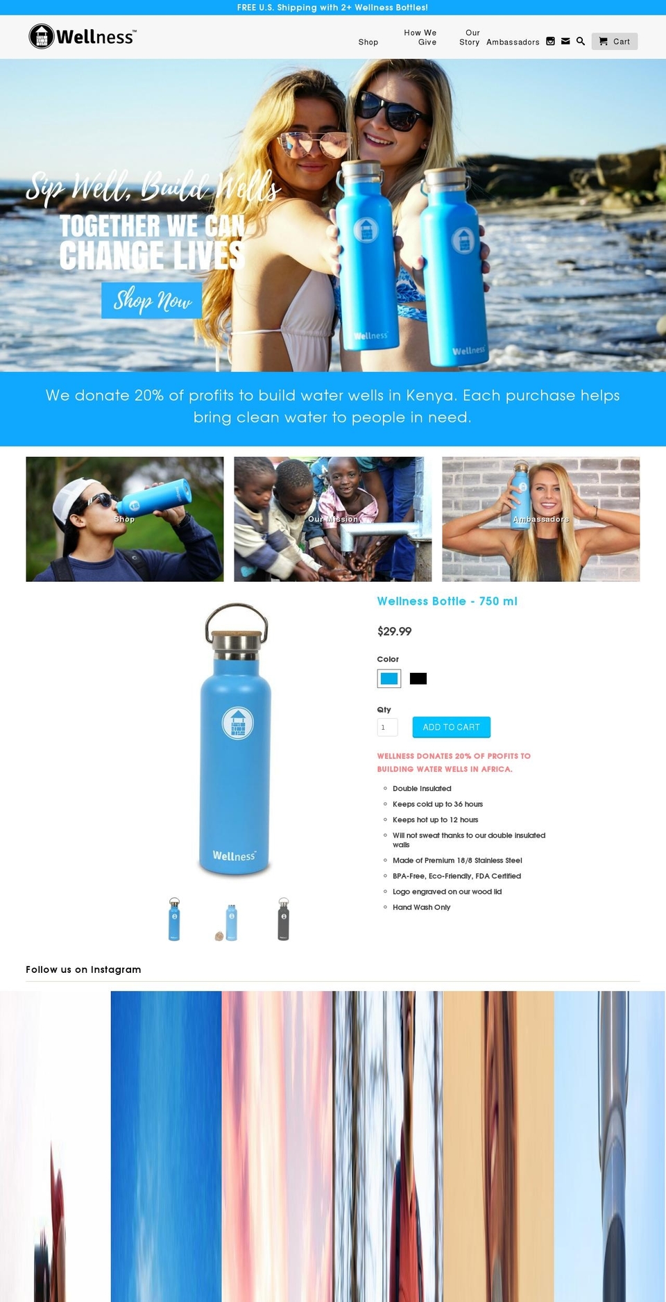 sipwellness.com shopify website screenshot