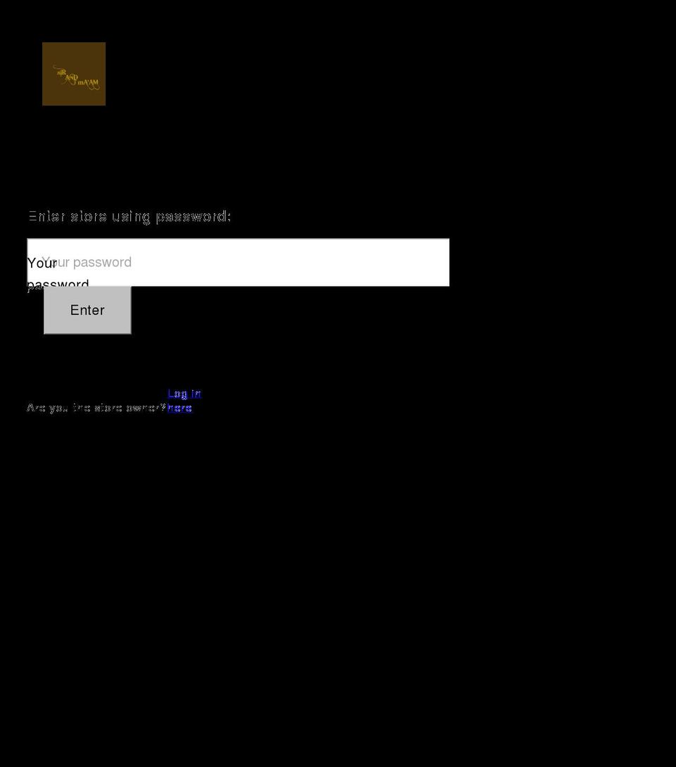 sirandmaam.com shopify website screenshot