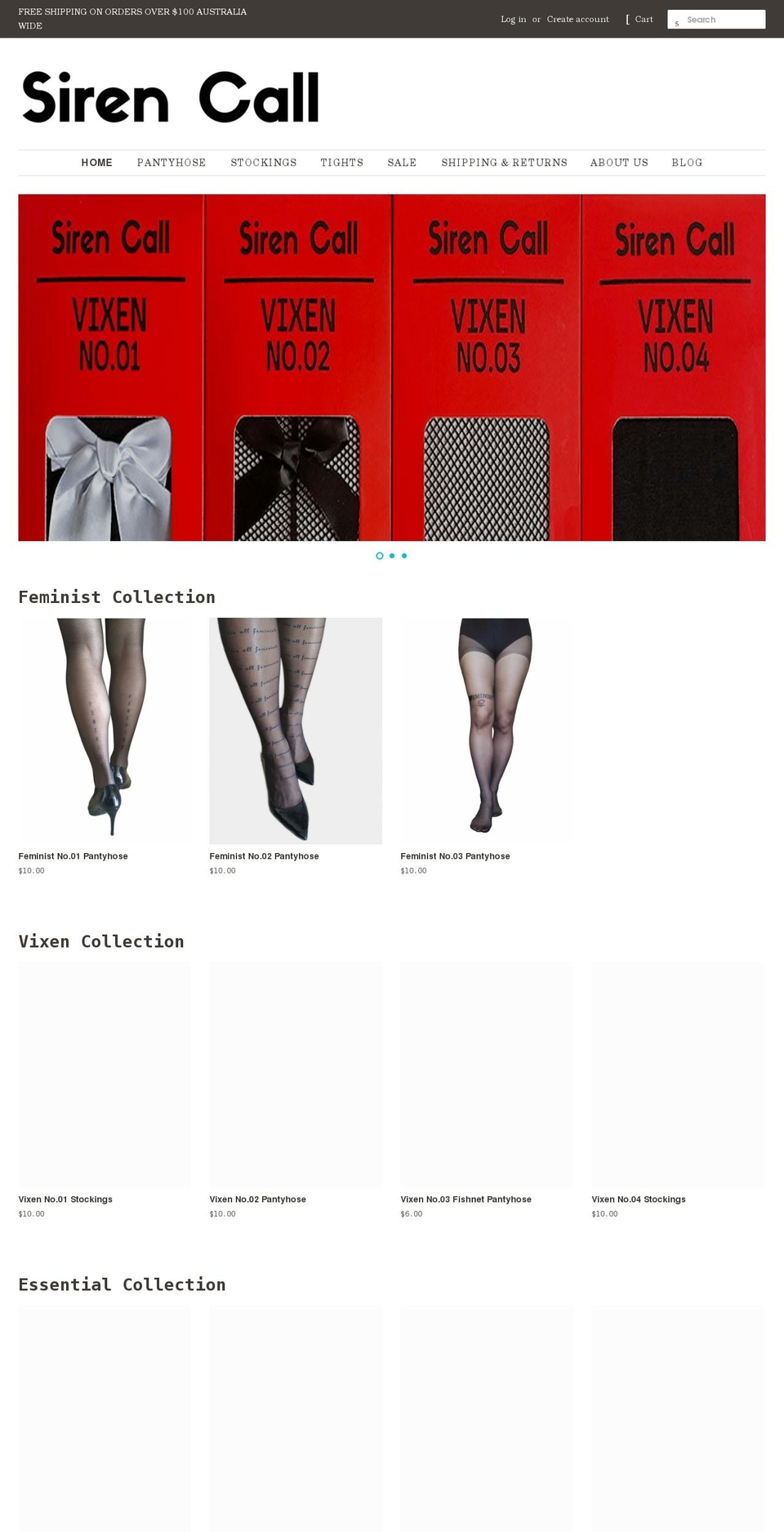 sirencall.com.au shopify website screenshot