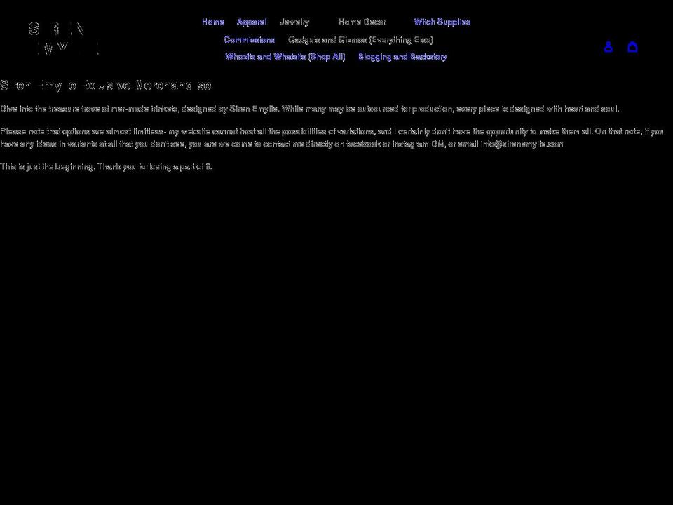 sirenemylie.com shopify website screenshot