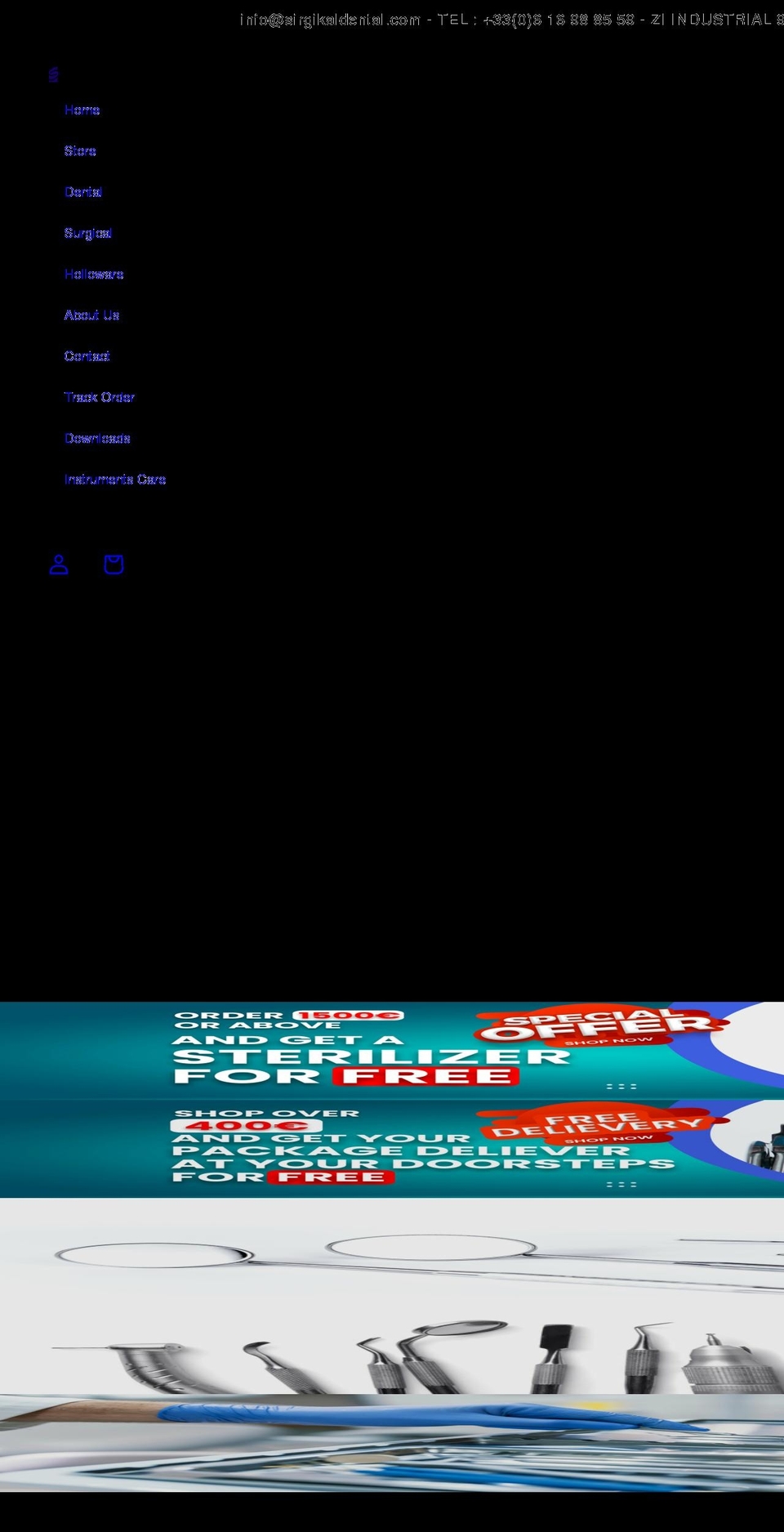 sirgikaldental.com shopify website screenshot