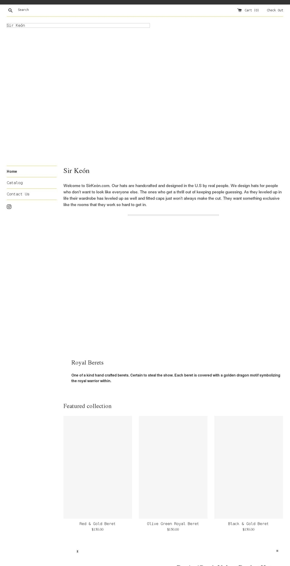 sirkeon.com shopify website screenshot