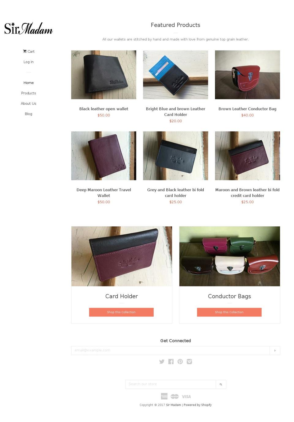 sirmadam.net shopify website screenshot