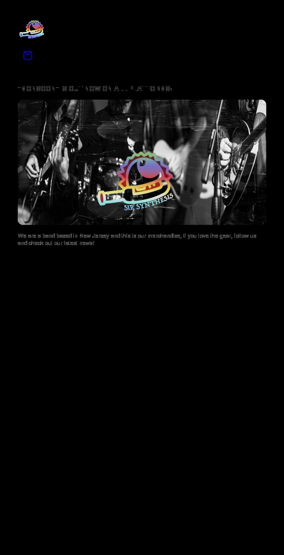 sirsynthesis.com shopify website screenshot