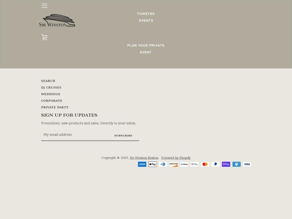 sirwinstonboston.com shopify website screenshot