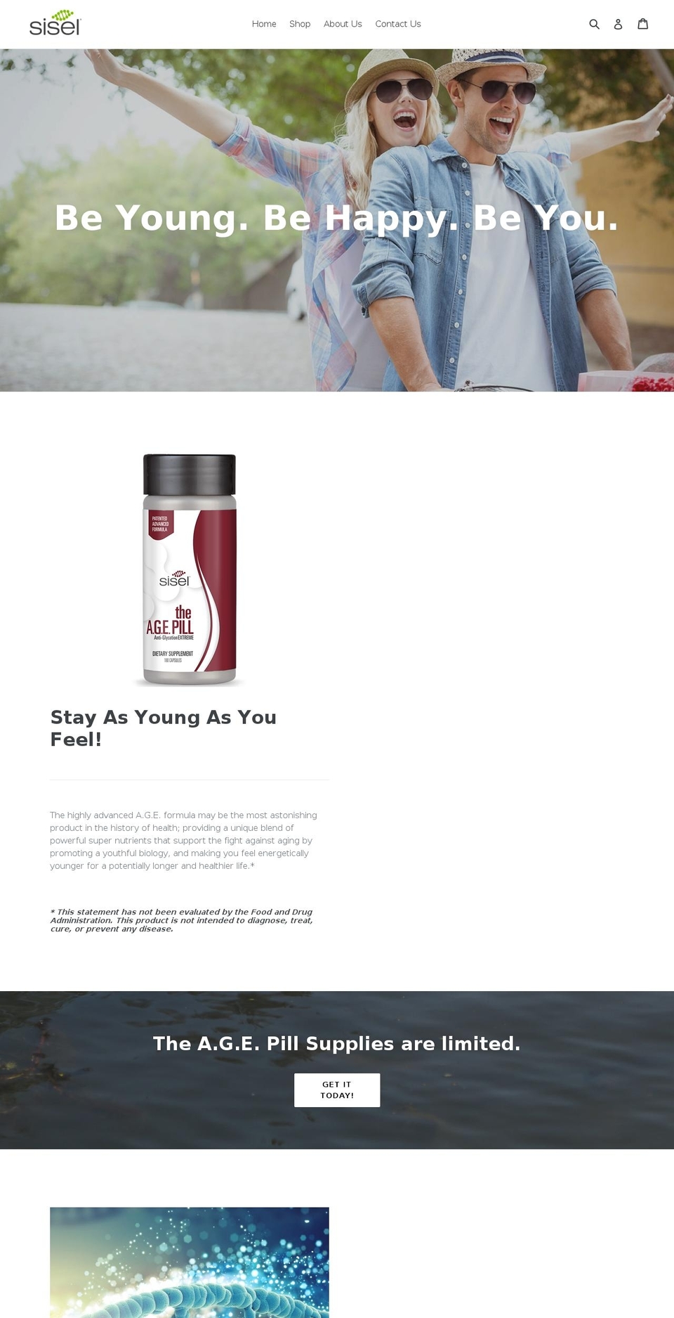 siselbenefithub.com — Shopify storefront screenshot