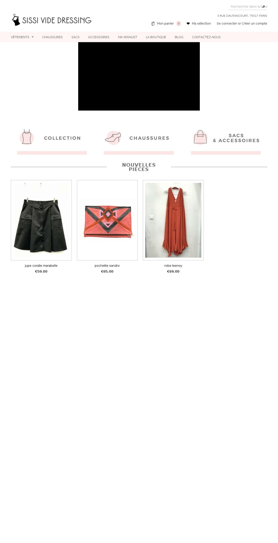 sissividedressing.com — Shopify storefront screenshot