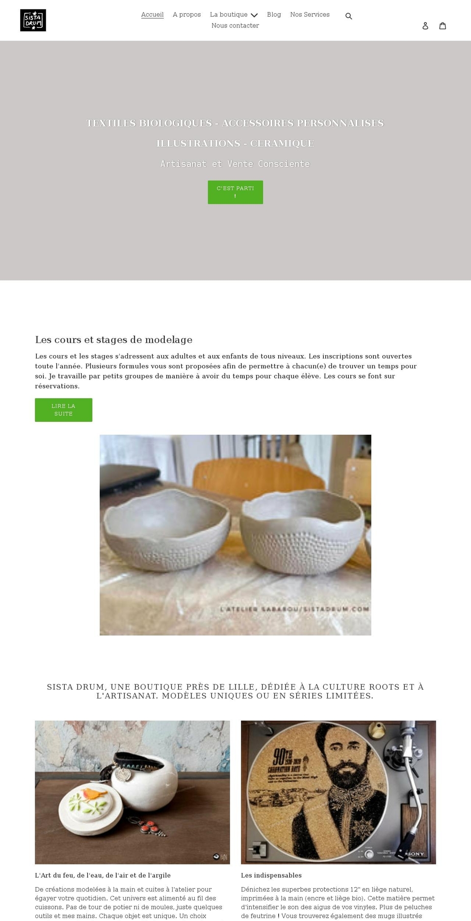 sistadrum.com shopify website screenshot