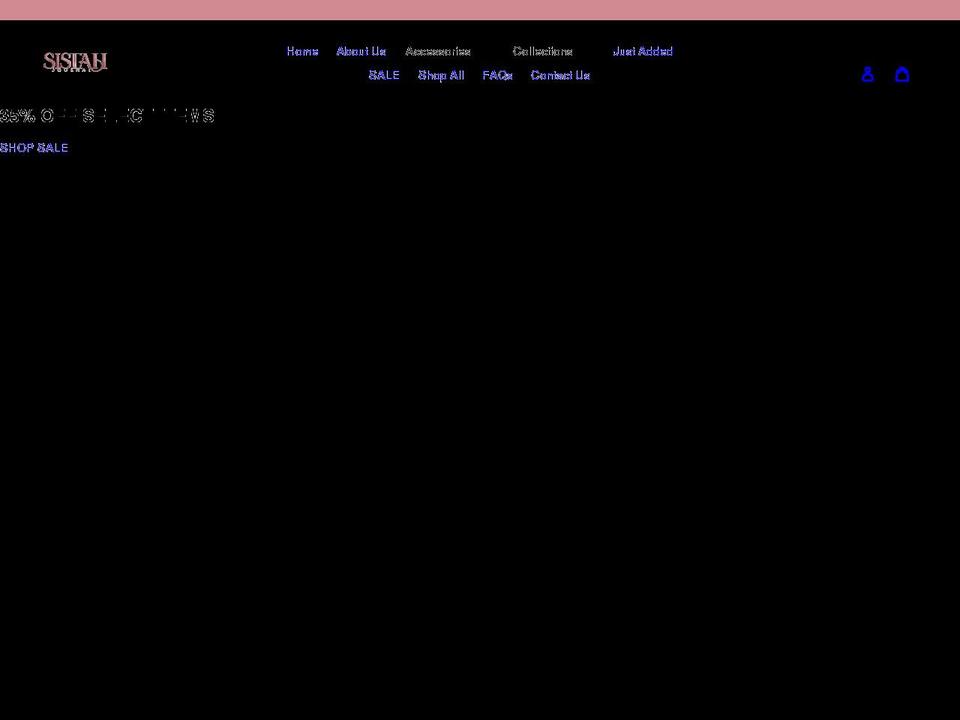 sistahjournal.com shopify website screenshot