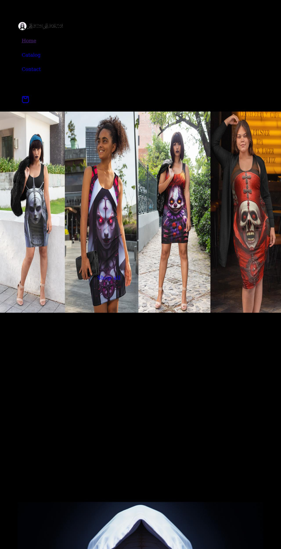 sistersinister.com shopify website screenshot