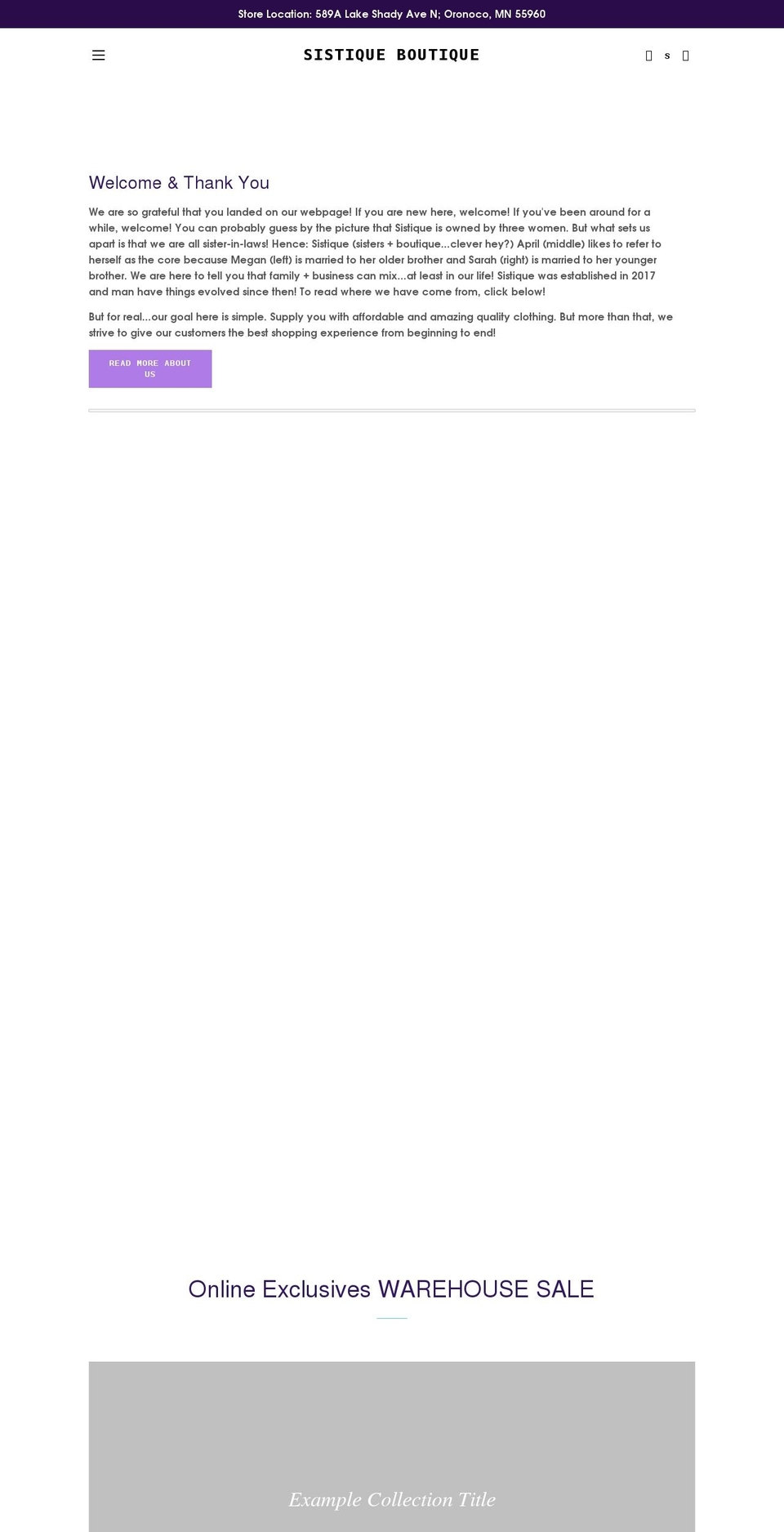 sistique.com shopify website screenshot