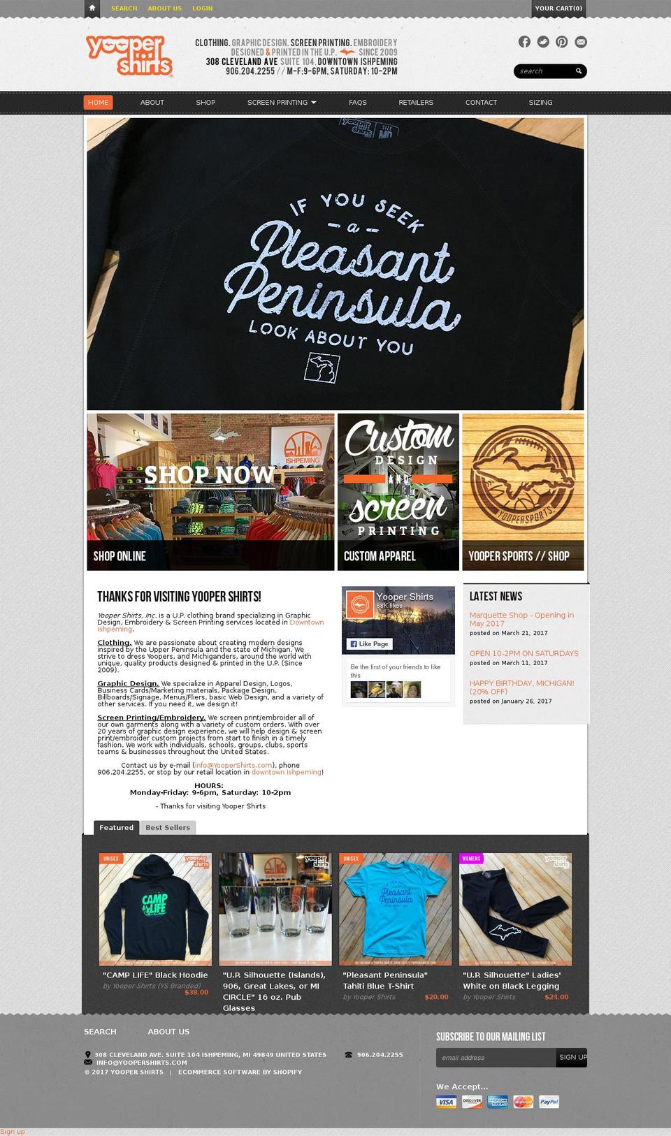 Reign Shopify theme site example sisushirts.com