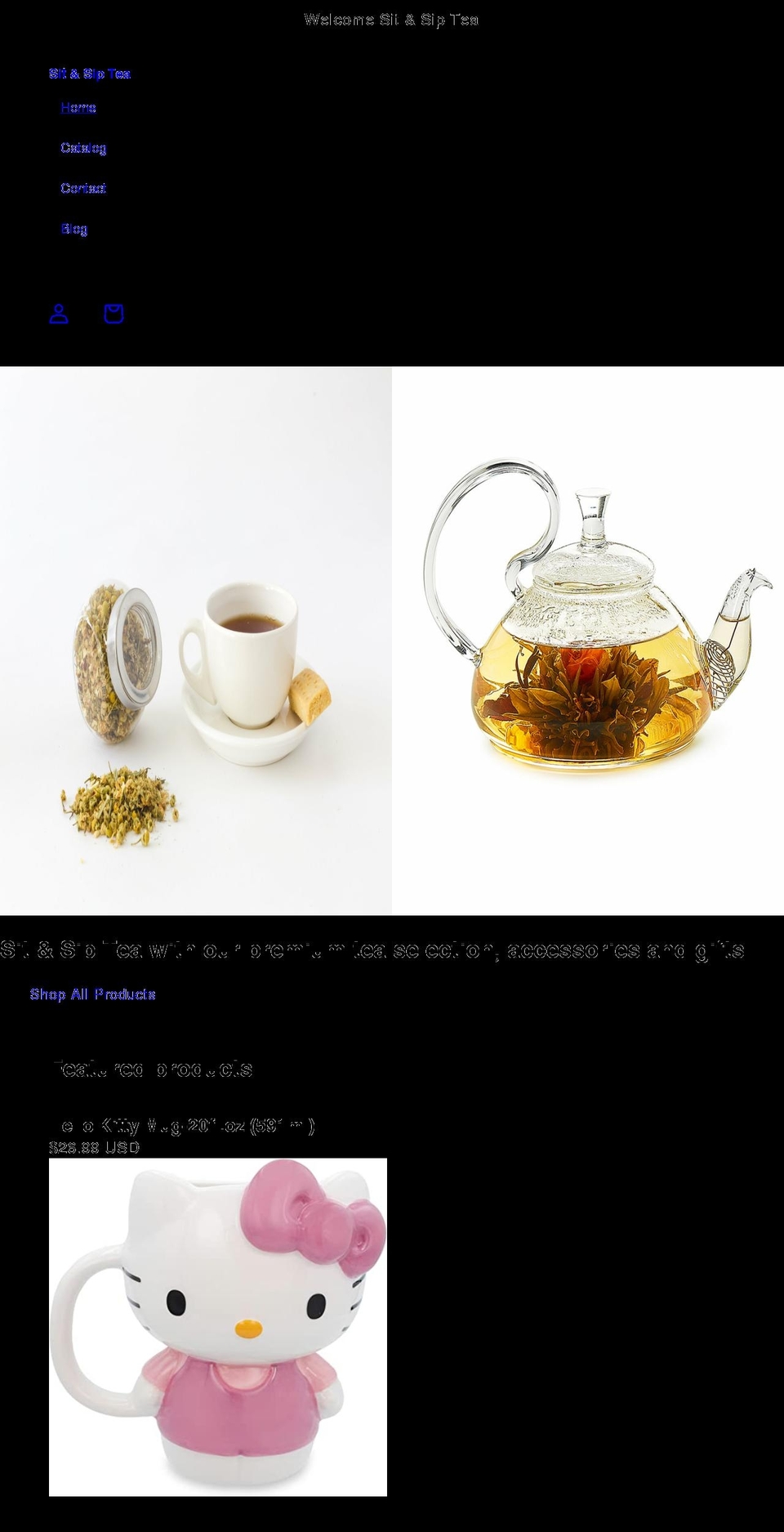 sitandsiptea.com shopify website screenshot