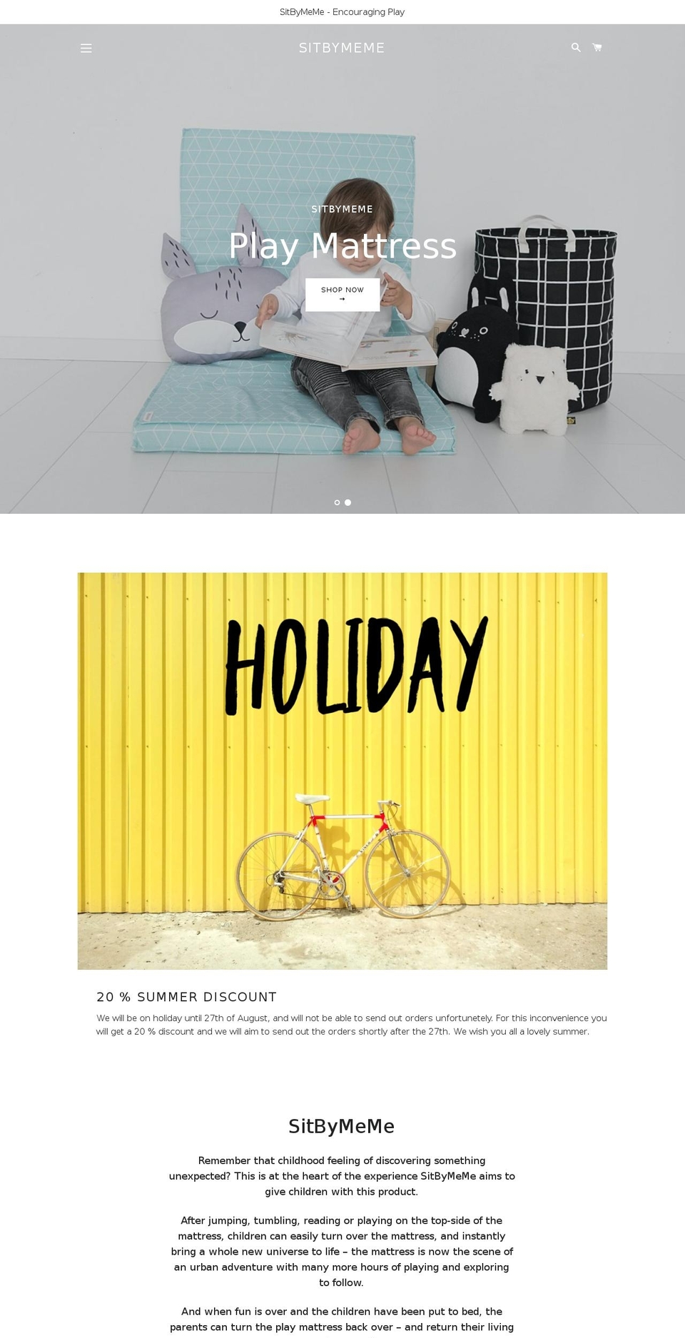 sitbymeme.com — Shopify storefront screenshot