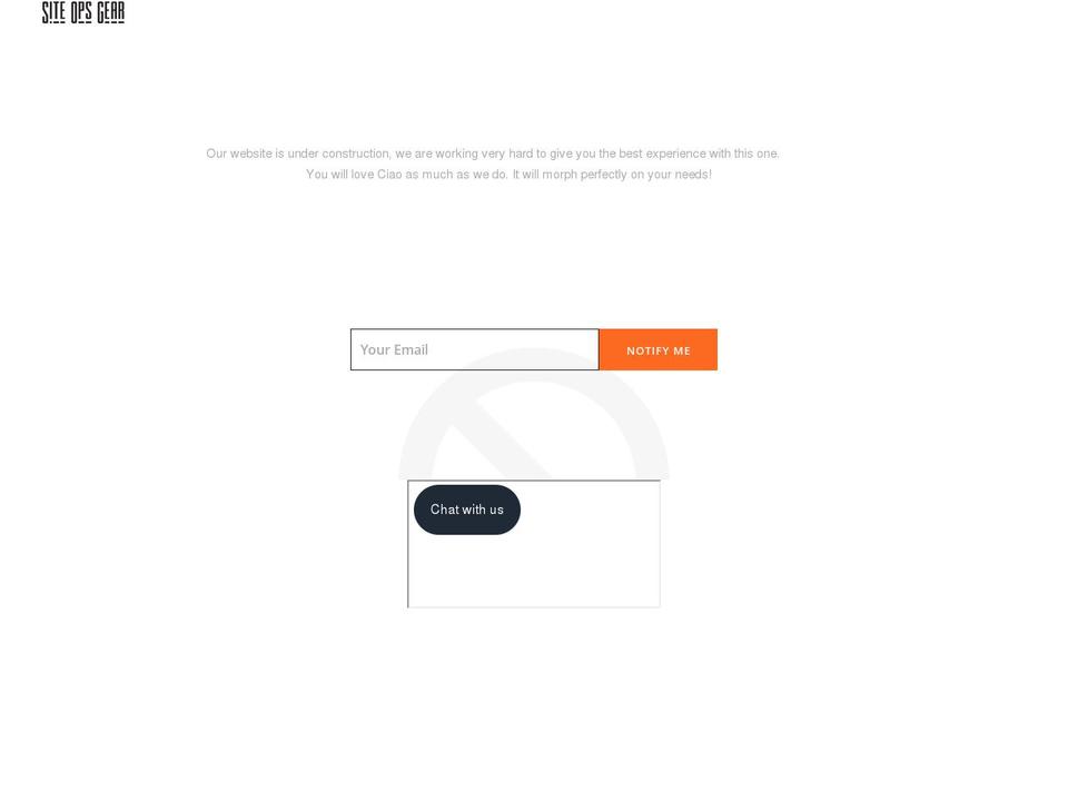siteopsgear.com shopify website screenshot
