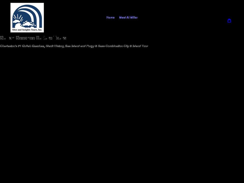 sitesandinsightstours.com shopify website screenshot