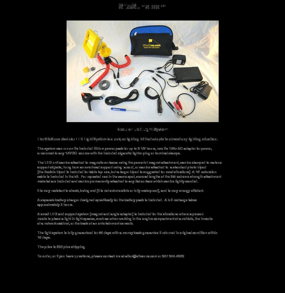sitesuns.com — Shopify storefront screenshot