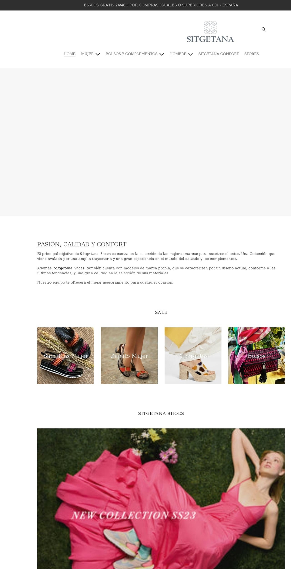 sitgetana.shoes shopify website screenshot