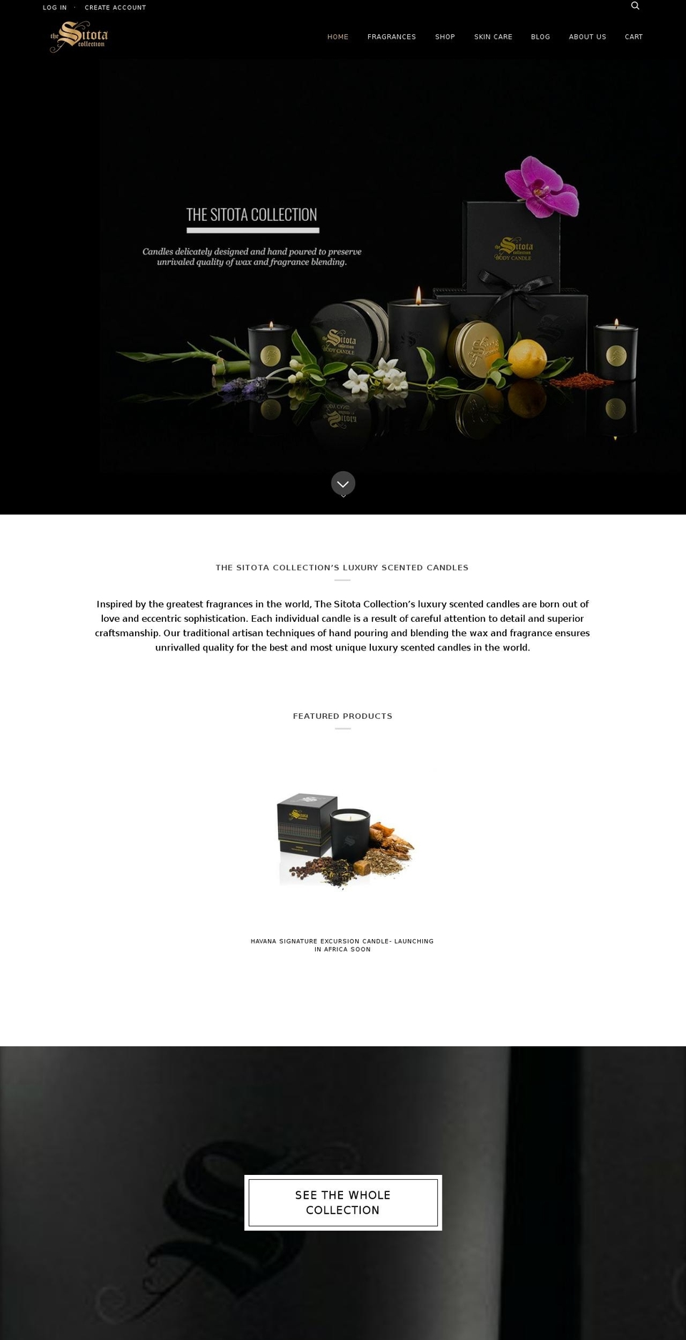 sitotacollection.com — Shopify storefront screenshot
