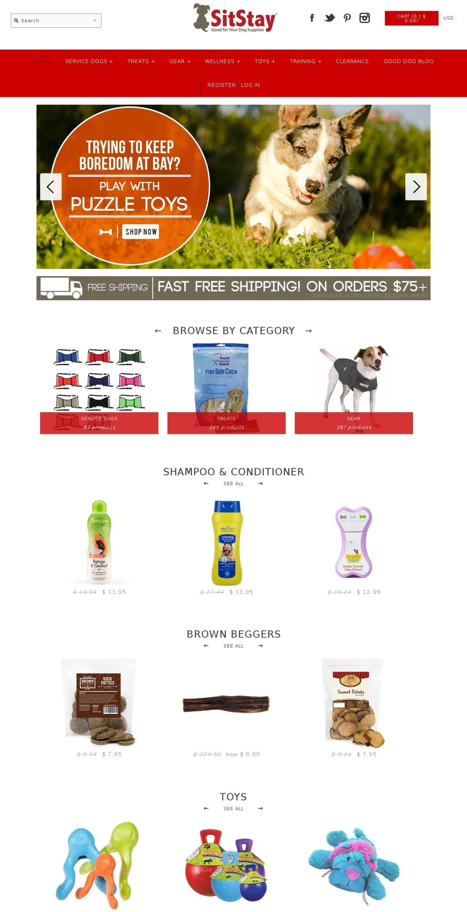 Launch Shopify theme site example sitstay.myshopify.com