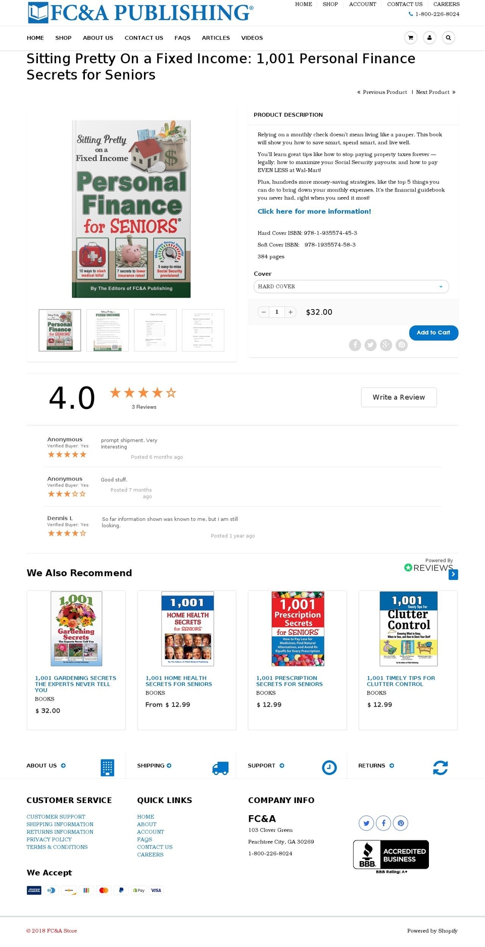 sittingprettyonafixedincome.com — Shopify storefront screenshot