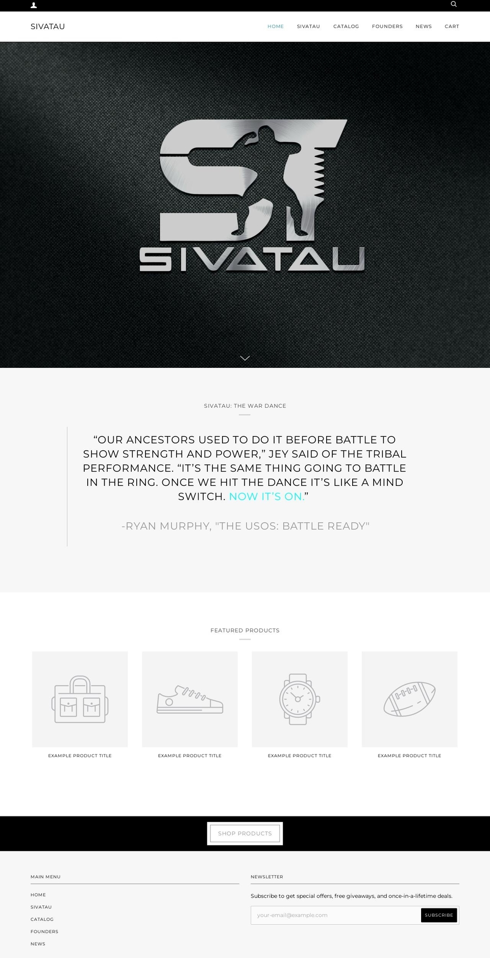 sivatau.myshopify.com shopify website screenshot