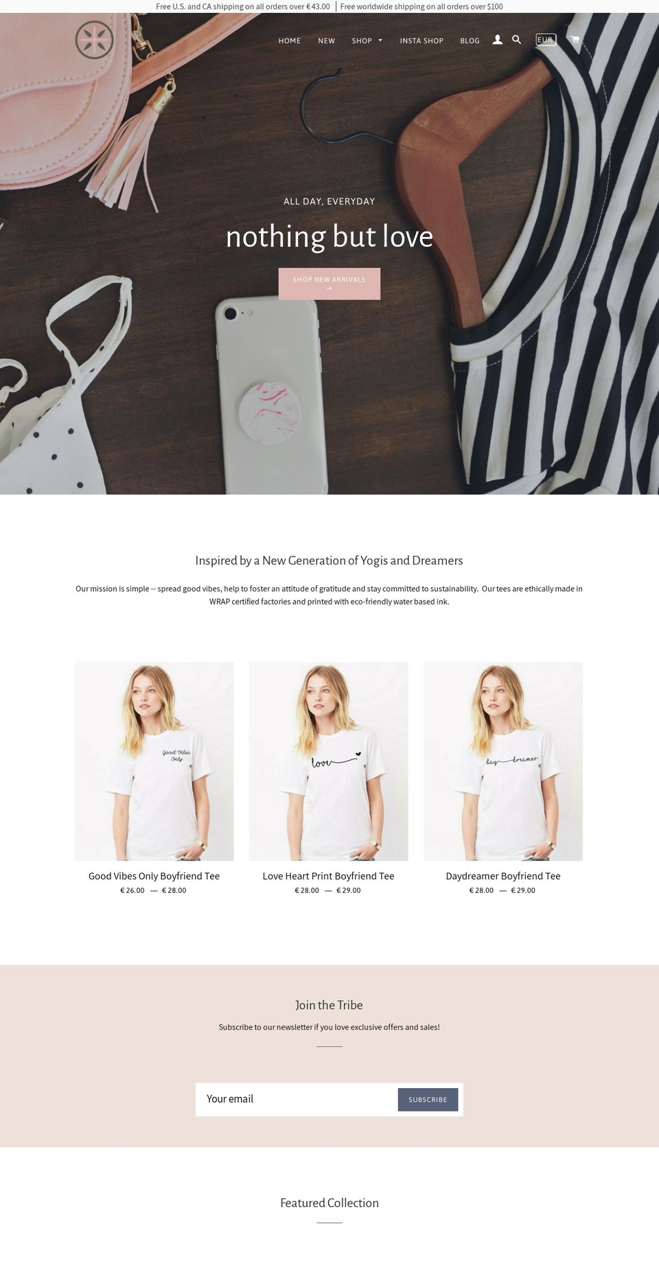 sixandrow.com — Shopify storefront screenshot