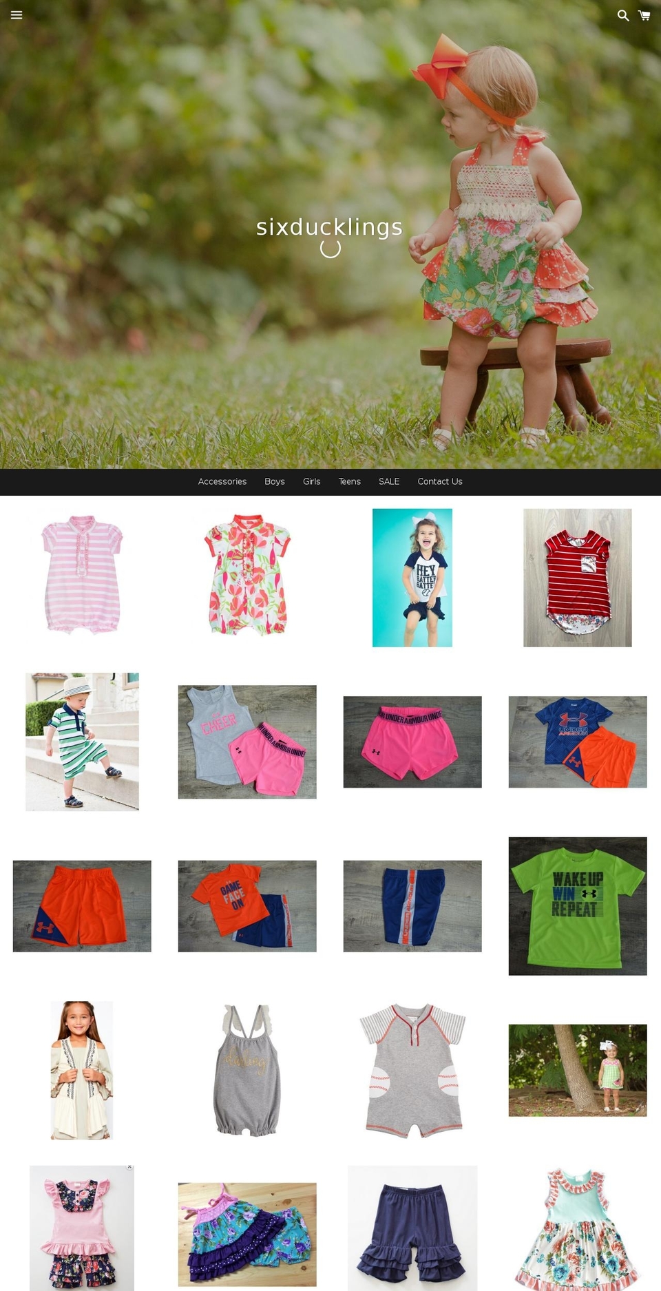 sixducklings.com shopify website screenshot