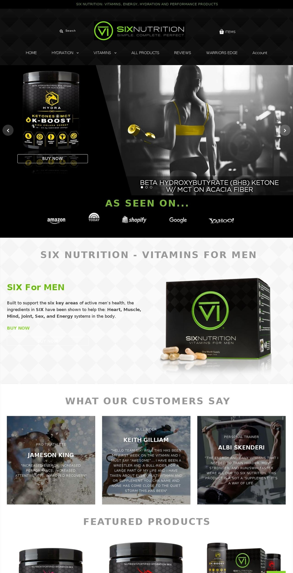 sixforwomen.com — Shopify storefront screenshot