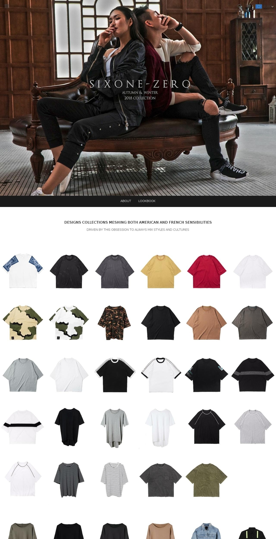 sixone-zero.com shopify website screenshot