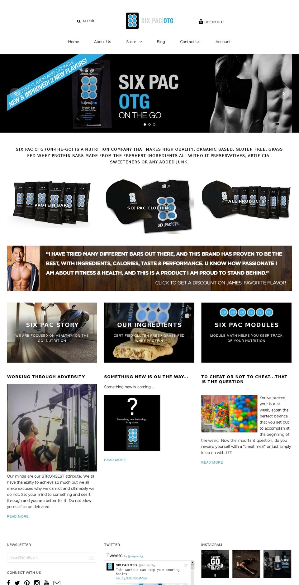 sixpacotg.com shopify website screenshot