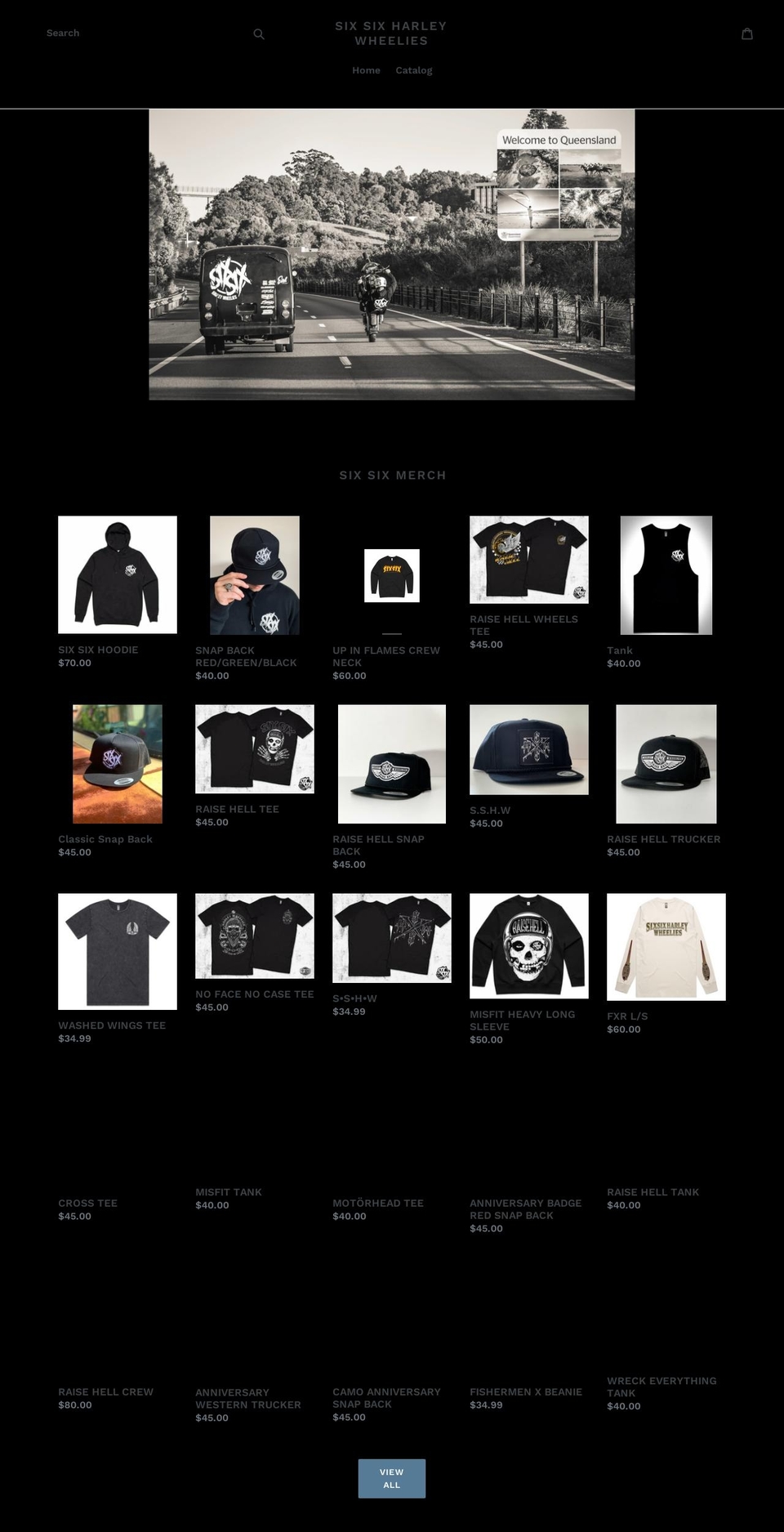 sixsixharleywheelies.com — Shopify storefront screenshot